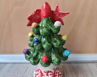陶器製のクリスマスツリー - Etsy 日本