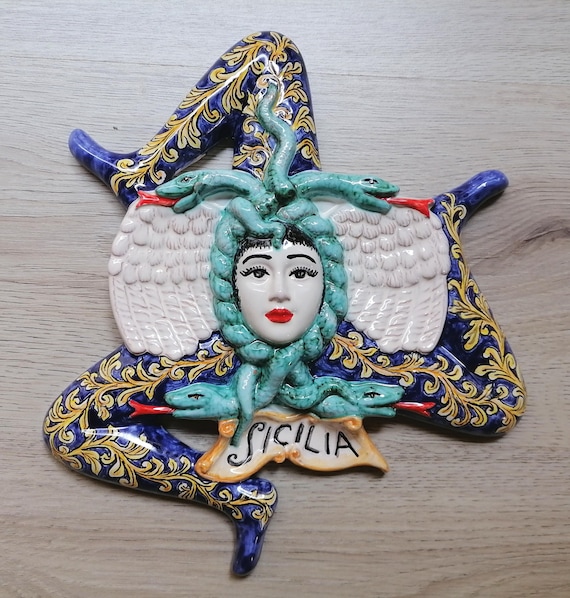 トリナクリア　壁飾り　イタリア　シチリア島 シチリアのトリナクリア - Etsy 日本