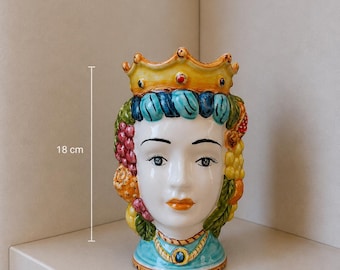 ヴィンテージ 50年代 ピンク セラミック レディヘッド 花瓶 - Etsy 日本