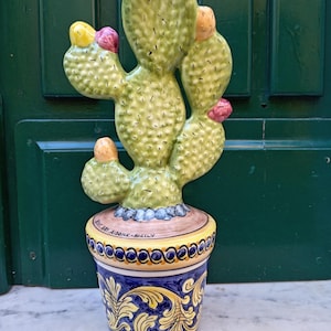 Nopal de cerámica