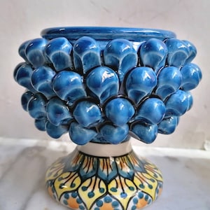 Pinecone bowl/ Sicilian half pine cone ceramic vase