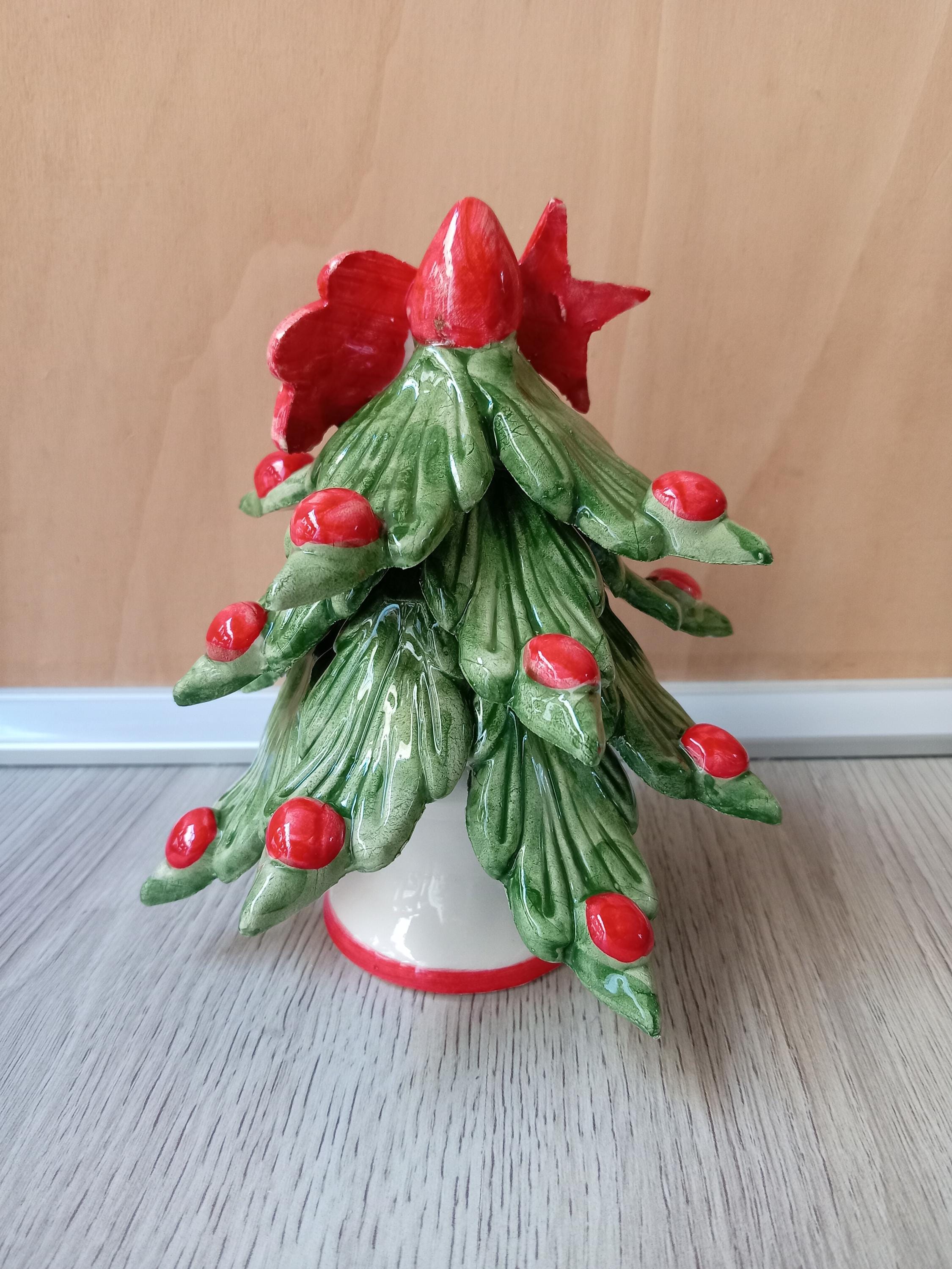 陶器製のクリスマスツリー - Etsy 日本
