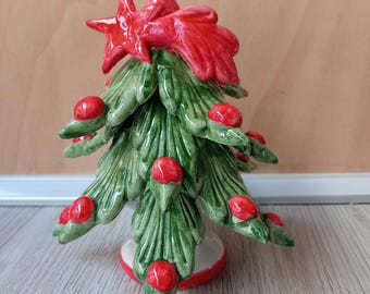 陶器製のクリスマスツリー - Etsy 日本