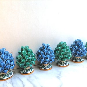 Sicilian pine cone/ Sicilian pine cones in ceramic