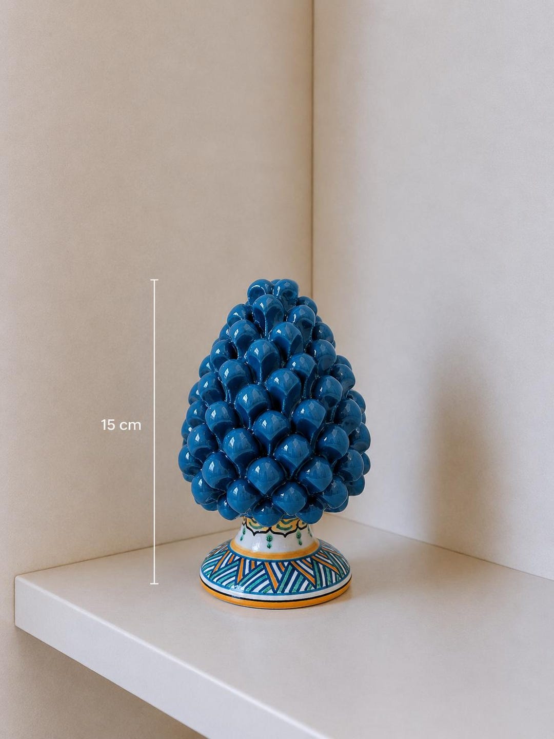 シチリア　陶器 シチリア産松ぼっくり/シチリア産陶器松ぼっくり 高さ15cm - Etsy 日本