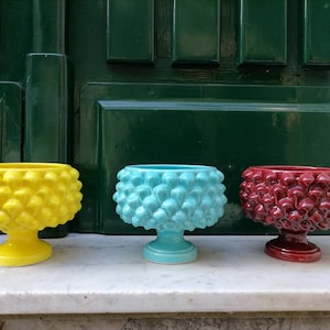 Pinecone bowl/ Sicilian half pine cone ceramic vase