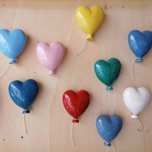 herzförmige Keramikballons