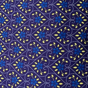 Blue and Yellow - Spade pattern