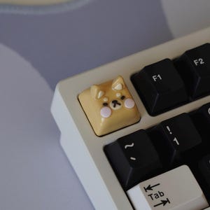 Shiba Inu Artisan Polymer Clay Keycap For Mechanical Keyboards