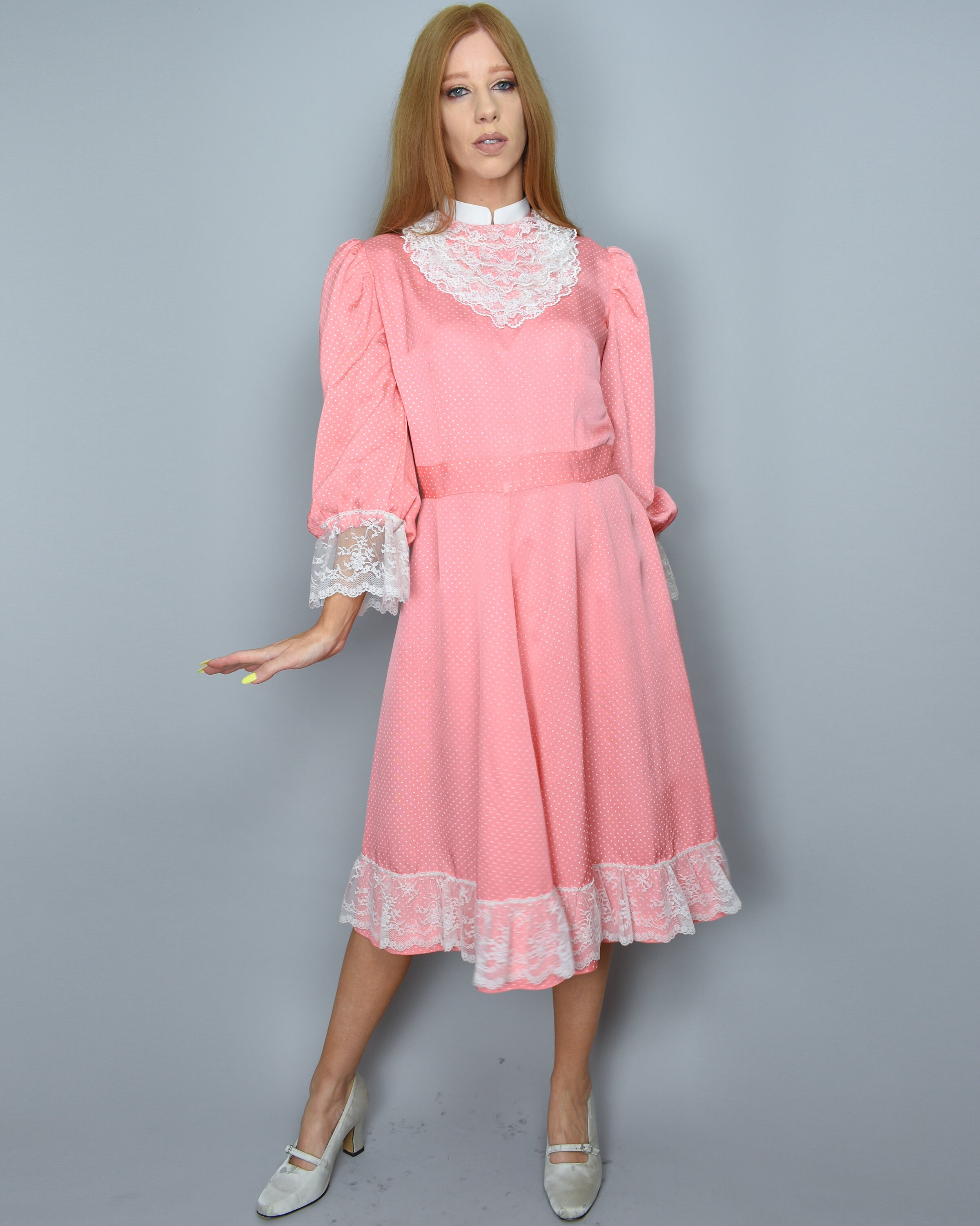 The Love Witch Peach Dress - Etsy Norway