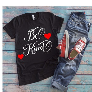 Be Kind w/hearts hearts SVG | Kindness Hand Look | Be Kind Cursive| Kindness svg | Kindness shirt svg | Kind svg | Digital &quot;DOWNLOAD ONLY&quot;