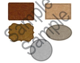 Patch with faux stitch PNG | Faux leather patch with faux stitch| Hat patch| Sublimation faux leather patch PNG File | Digital Design only