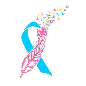 Pregnancy loss awareness, stillborn awareness ribbon, baby loss, svg, png awareness ribbon SVG Doesn't work w/ Cricut Design Space