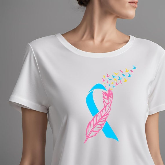 Womens Pregnancy And Infant Loss Ribbon T-Shirt Womens Pregnancy And Infant Loss Ribbon T-Shirt