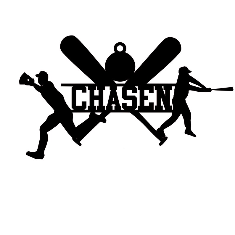 Download Popular selling Split Bat with Baseball players ornament ...