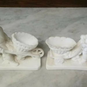 Vintage Chalkware Figurines-Boy and Girl