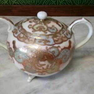 Vintage Hand Painted Sugar Jar