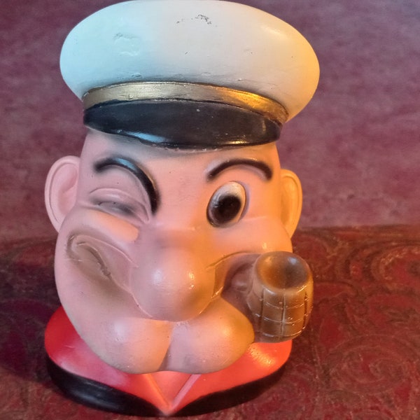 Vintage Plaster Popeye Bank Carnival Prize