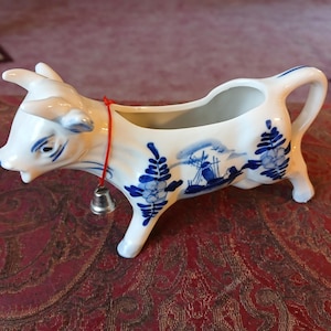 Delft Blue Cow Creamer
