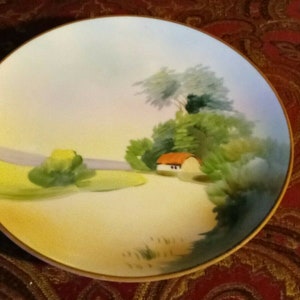 Hand Painted Nippon Decorative Plate-Morimura Bros.