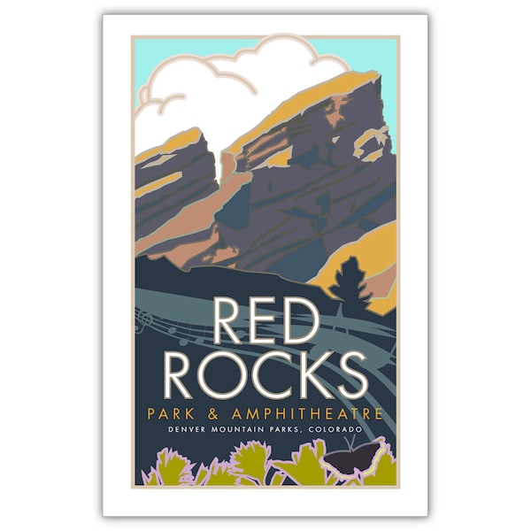Red Rocks Poster