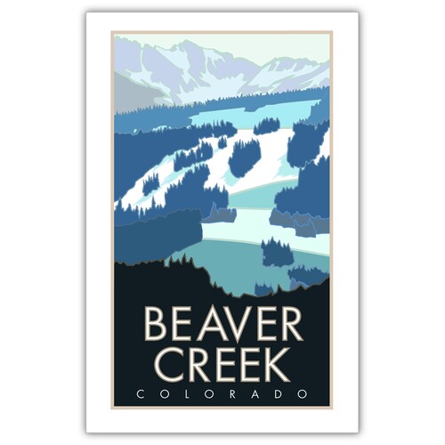 Beaver Creek Colorado Poster Etsy