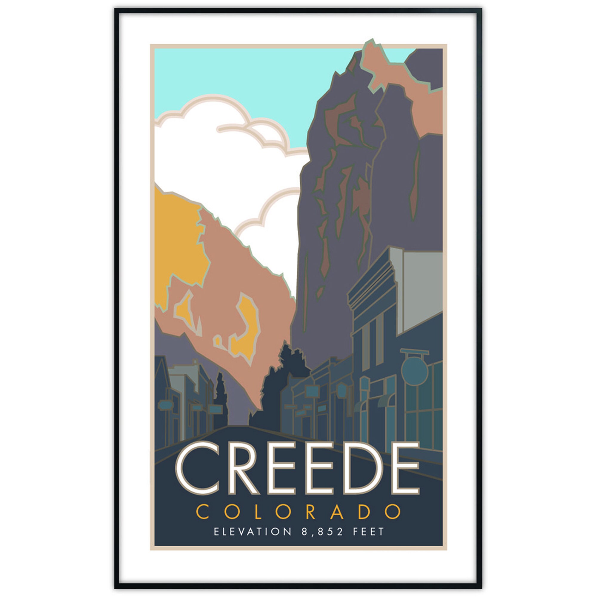 Creede Colorado Poster Etsy