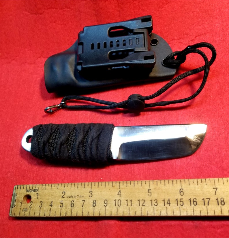 Custom Tactical Knife With Kydex Sheath and Multiple Carry Options .. Etsy