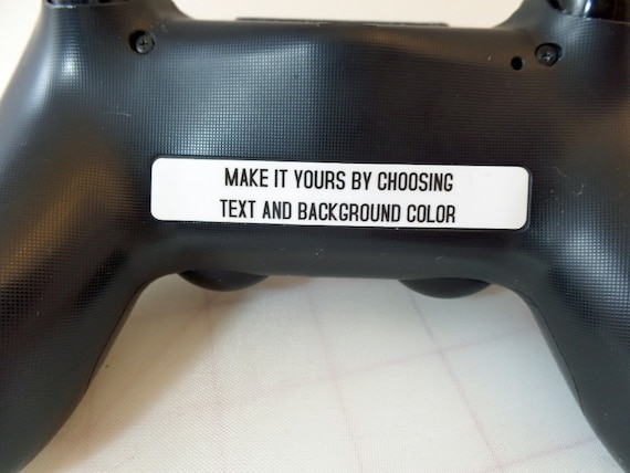 PS4 Controller Barcode Label Back Barcode Sticker Decal Personalized Custom Playstation Rear Decal Etsy Norway