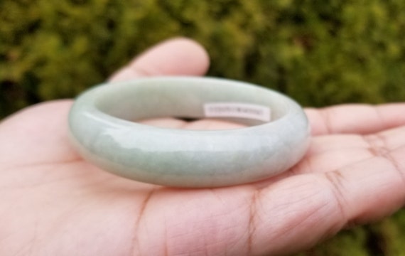 58MM Certified Grade A Natural Thick Light Green … - image 1