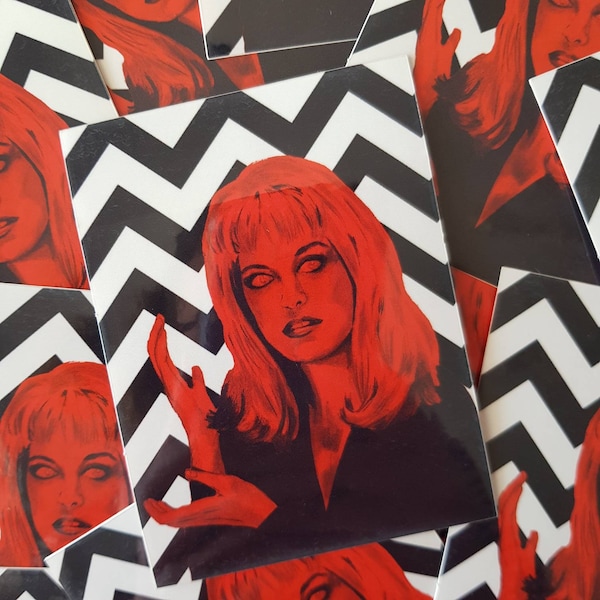 Laura Palmer Vinyl Aufkleber | Zwillingsspitzen|