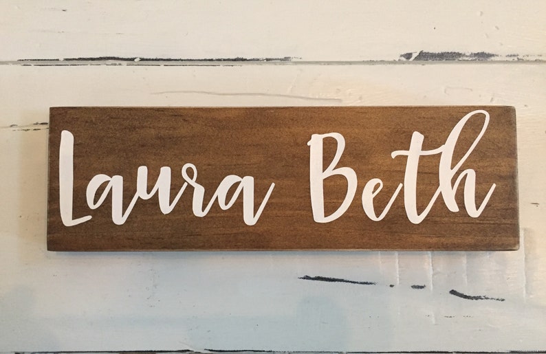 Personalized Name Signs Wooden Sign