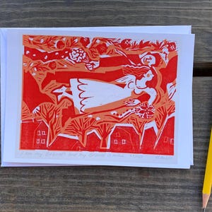 Tarjeta de felicitación "Soy mi amado" / Impresión de la artista de Maine Holly Meade