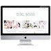 Premade responsive blogger template - GIRL BOSS