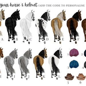 Personalised Printable Horse Riding Poster Horse Gifts QUICK TURNAROUND Print Home 3 Sizes image 4