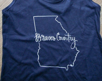 braves country t shirt