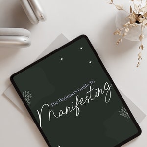 The Beginners Guide To Manifesting | Daily Manifestation Journal  | Daily Journal To Manifest | Money Manifestation | Law Of Attraction