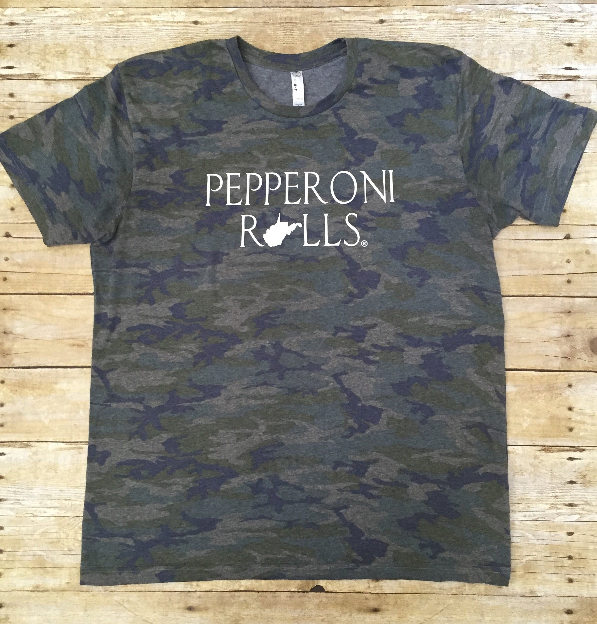 THE Official WV Pepperoni Rolls Shirt Adult Small XL Camo Etsy