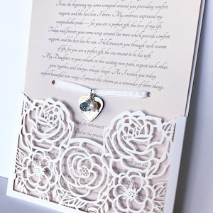 Something Blue for Bride from Mom, Bride Gift from Mom, Something Blue, Gift for Daughter on Wedding Day, Wedding Gift, White Envelope