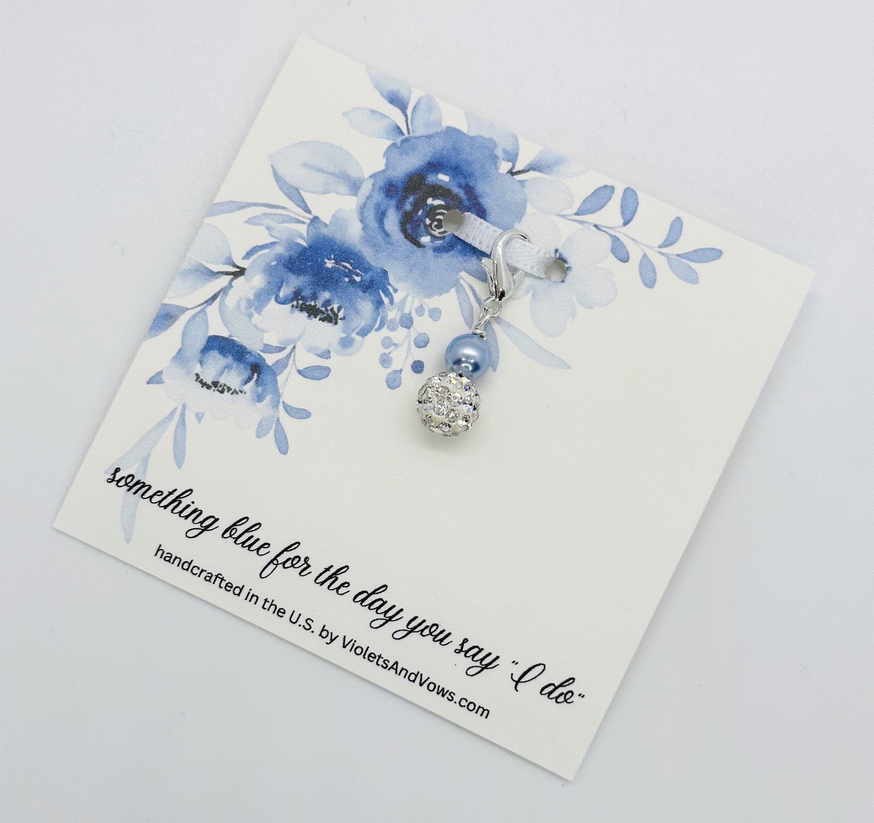 Something Blue for Bride-something Blue Charm-beach Wedding-wedding ...