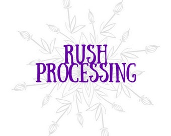 Rush Creation Fee / Choose When You Want Your Order to Ship
