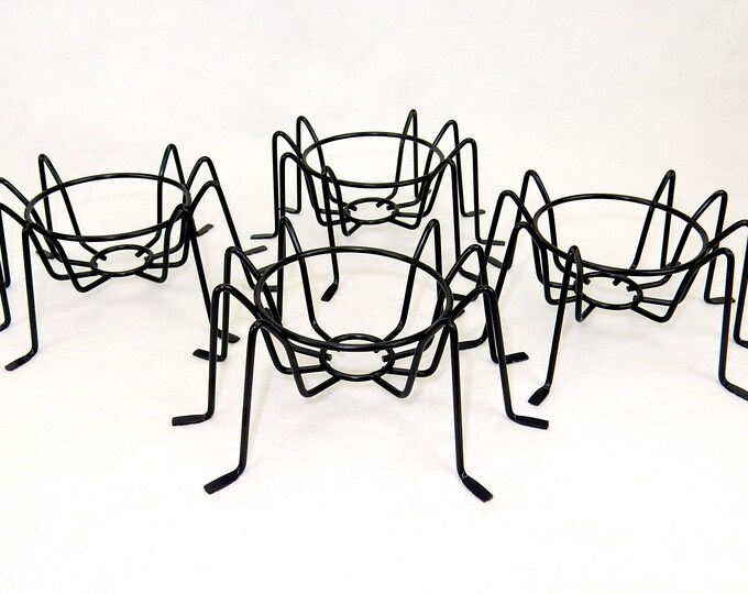 Spider Cupcake Holders Set of 4 Perfect for Spiderman or Halloween