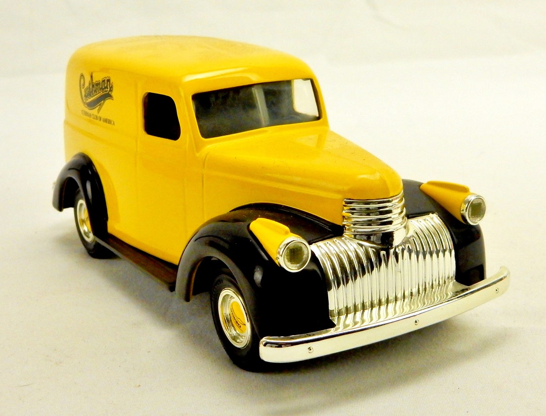 ERTL Die Cast Truck Bank 1946 Chevy Suburban Cushman Club Etsy
