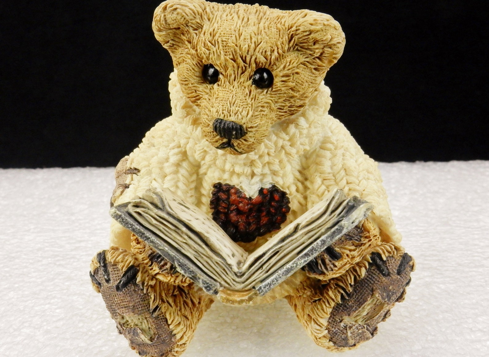 Boyd's Bears Resin Figurine 1993 Wilson With Love Etsy