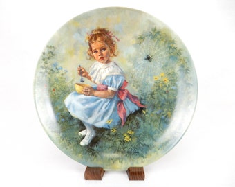 Little Miss Muffet - McClelland Collector Plate, Mother Goose Series, #13456O