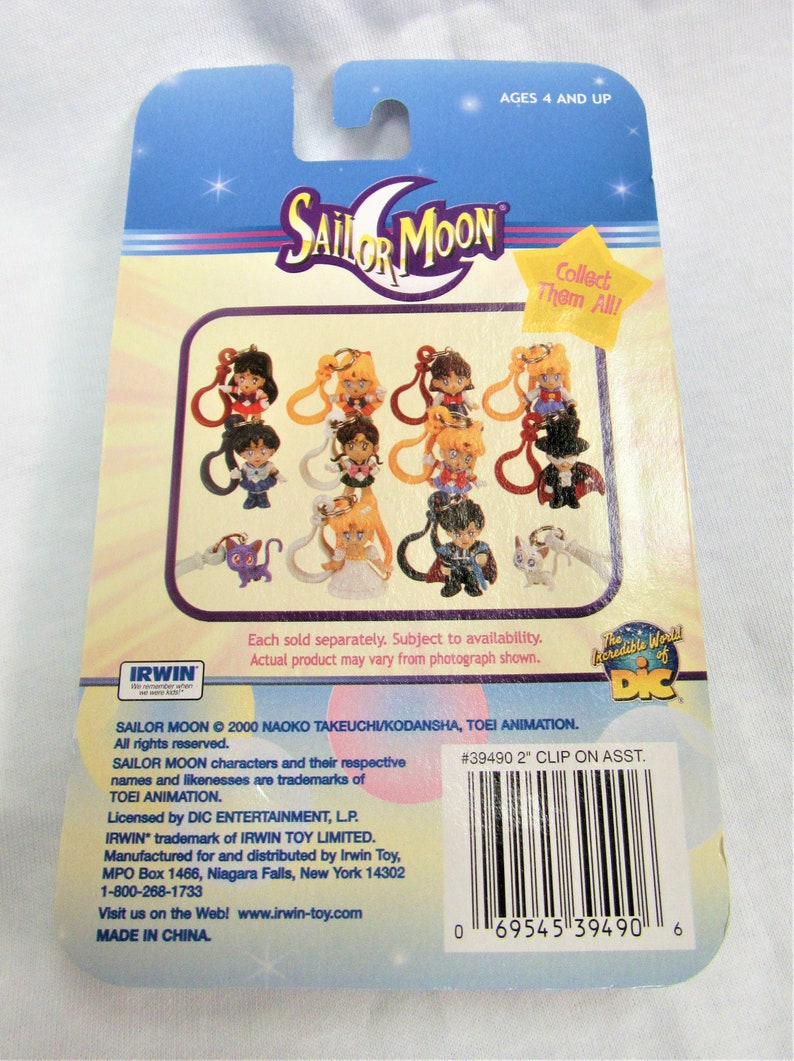 Vintage Sailor Moon Collectible Clip-On Figure Molly image 4