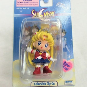 Vintage Sailor Moon Collectible Clip-On Figure- Sailor Moon