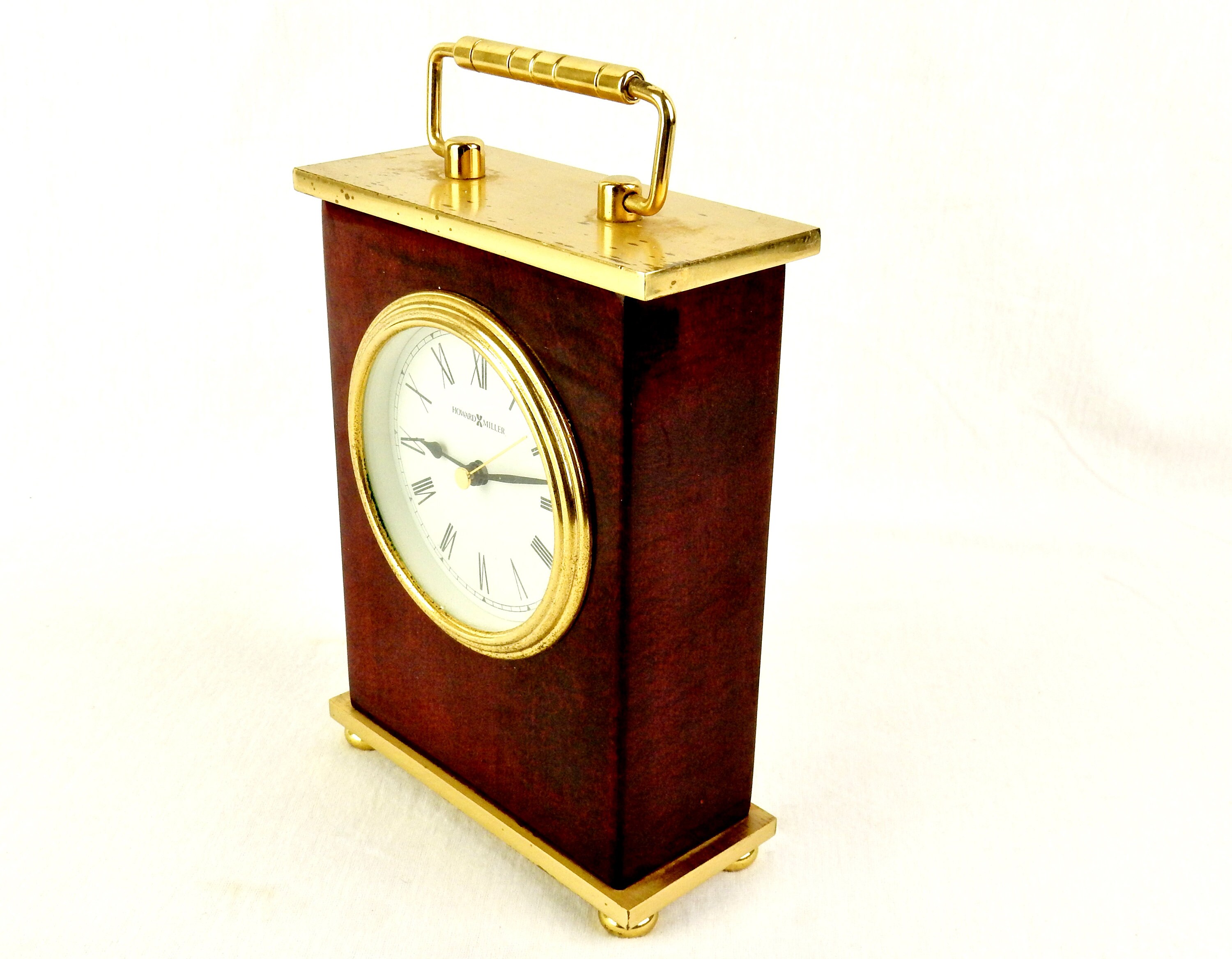 Seiko Brass Mantel Clock Carriage Lamp Frame Model QQZ164G Etsy