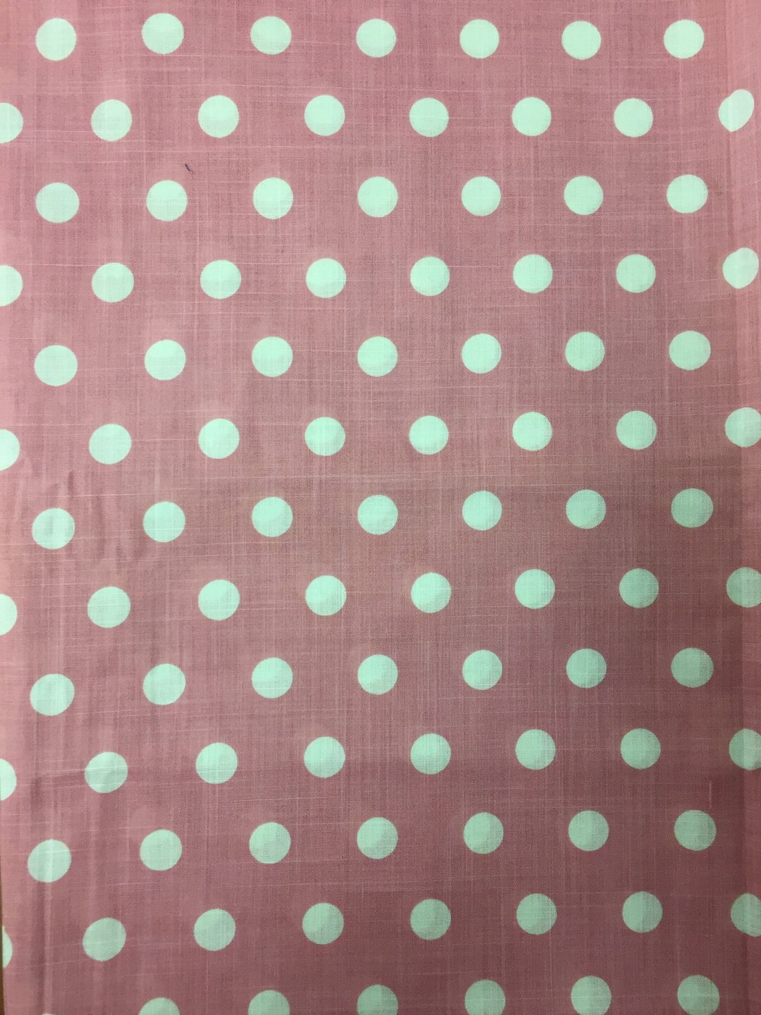 Bubble Gum Pink Fabric With White Polka Dots. 5 Yards Etsy