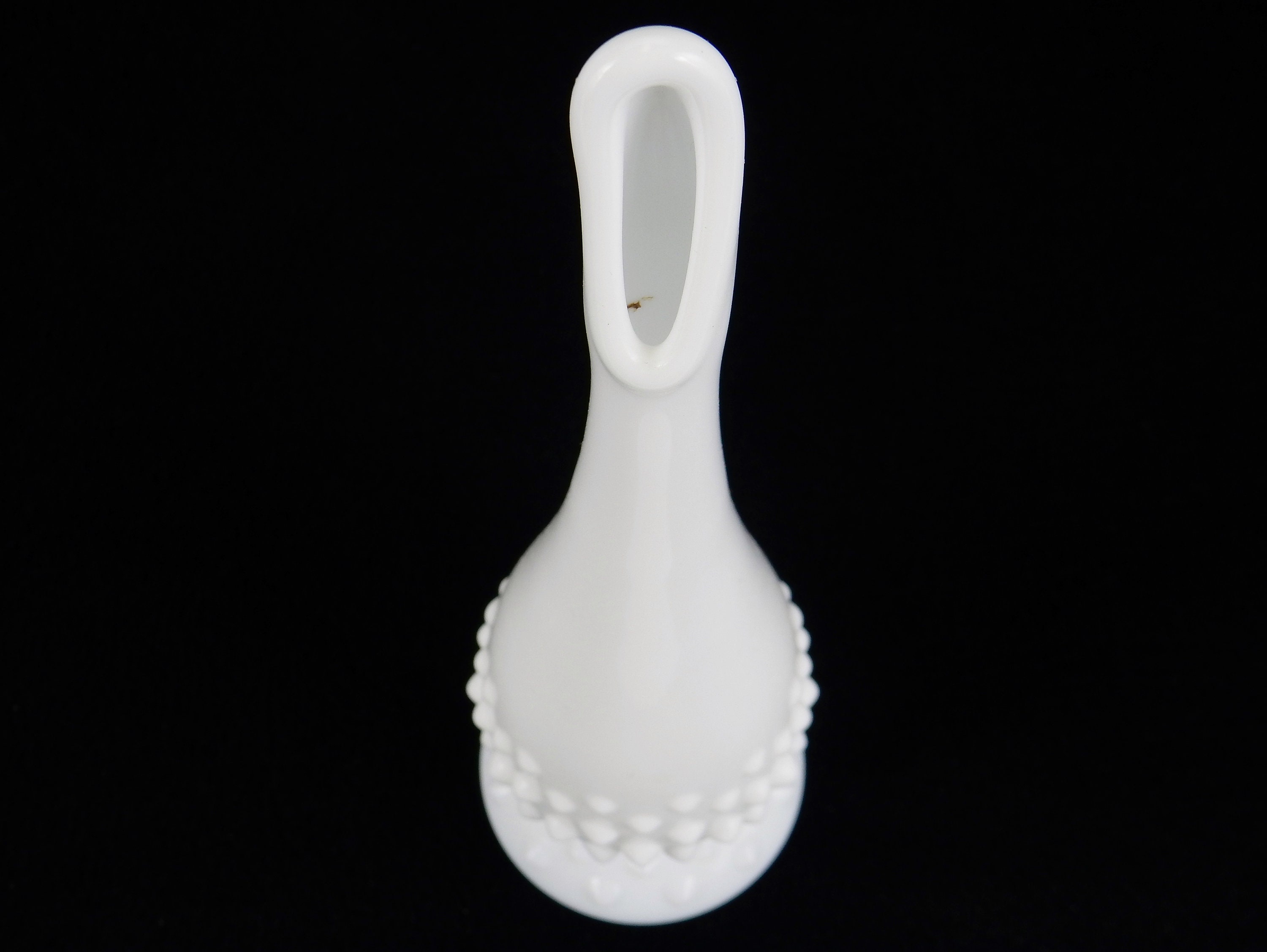 White Milk Glass Single Bud Vase Fenton Stretched Neck Etsy